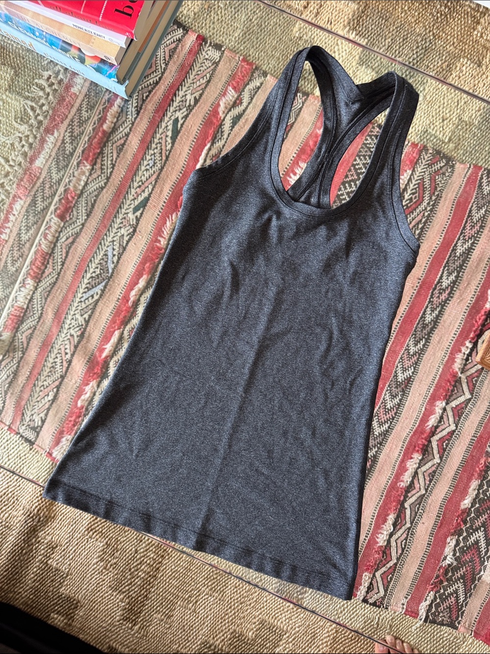 lululemon athletica Dark Charcoal Racerback Tank